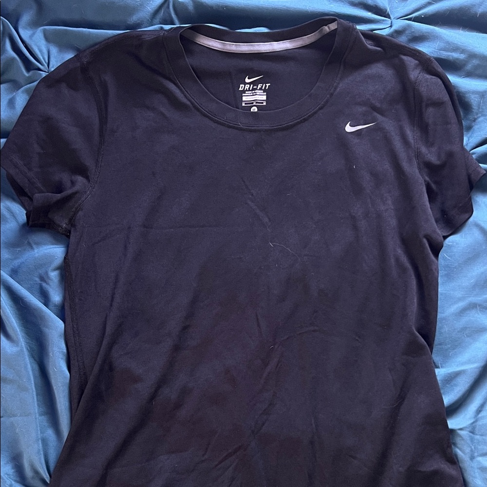 Nike Women's Black Dri-FIT Short Sleeve Tee